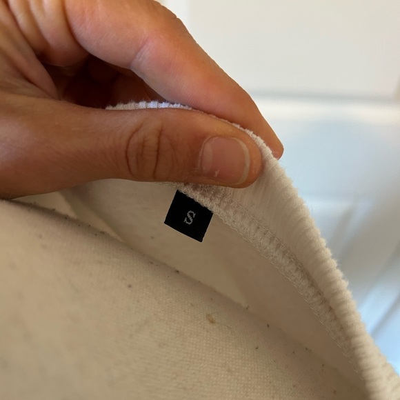 Toxic Angels soft white crop crew neck sweatshirt - Picture 4 of 4